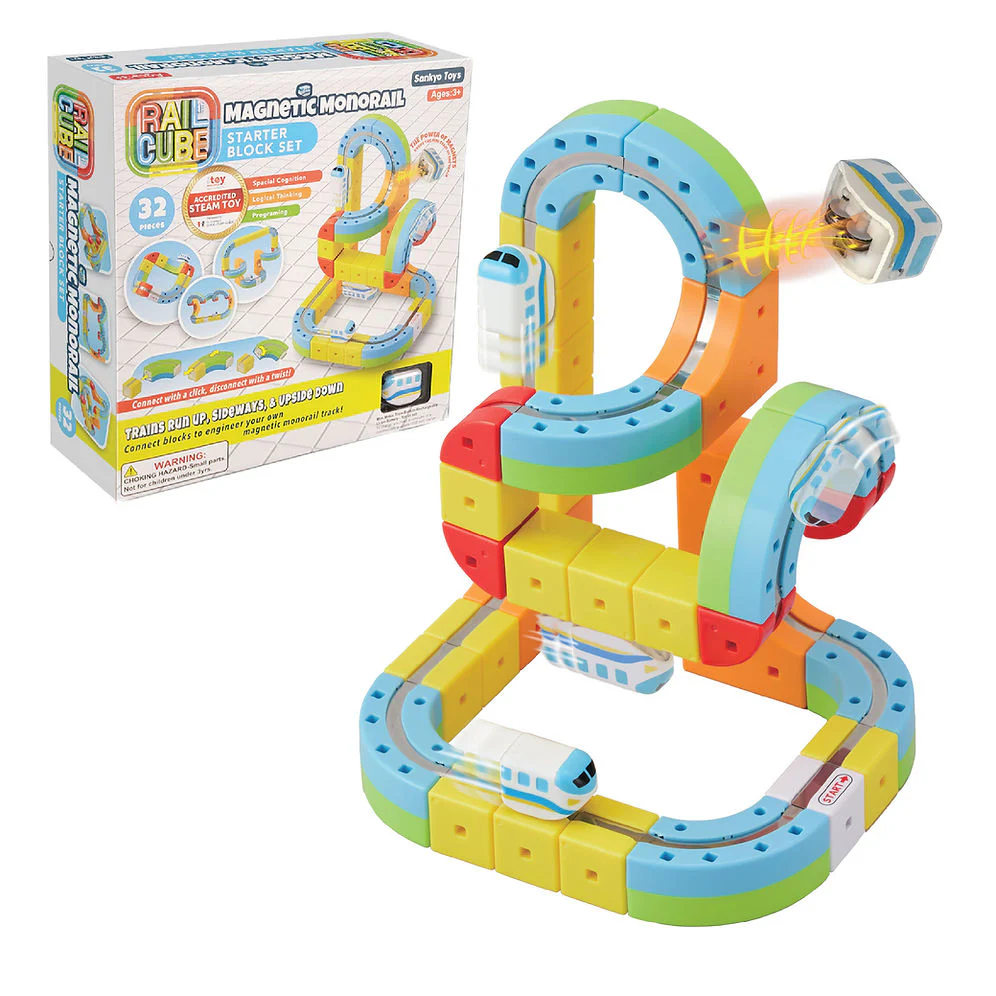Rail Cube Magnetic Monorail Starter Set - Image 2