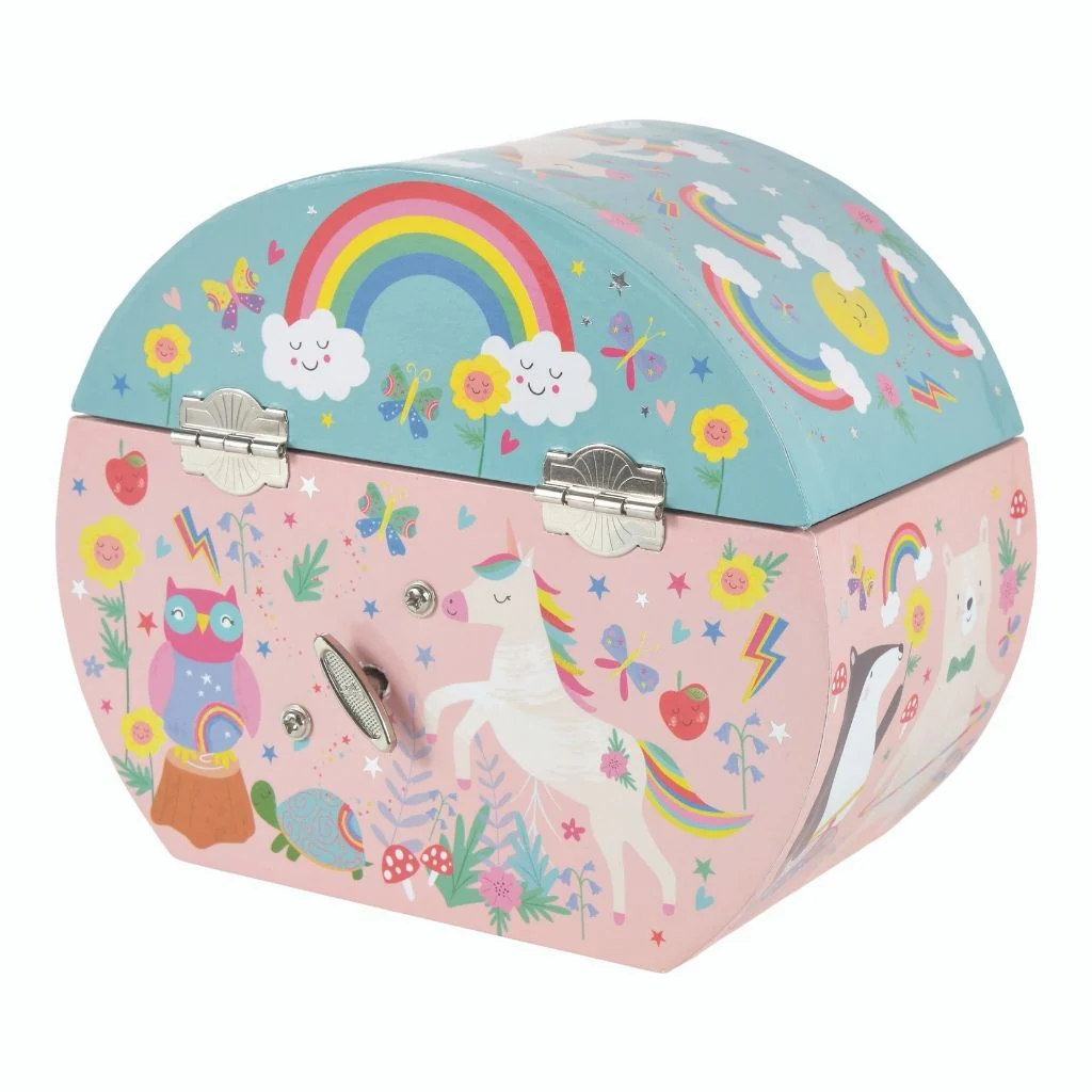 Rainbow Fairy Oval Jewellery Box - Image 2