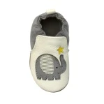 Robeez- Elephant Stars Soft Soles in Ivory - Image 3