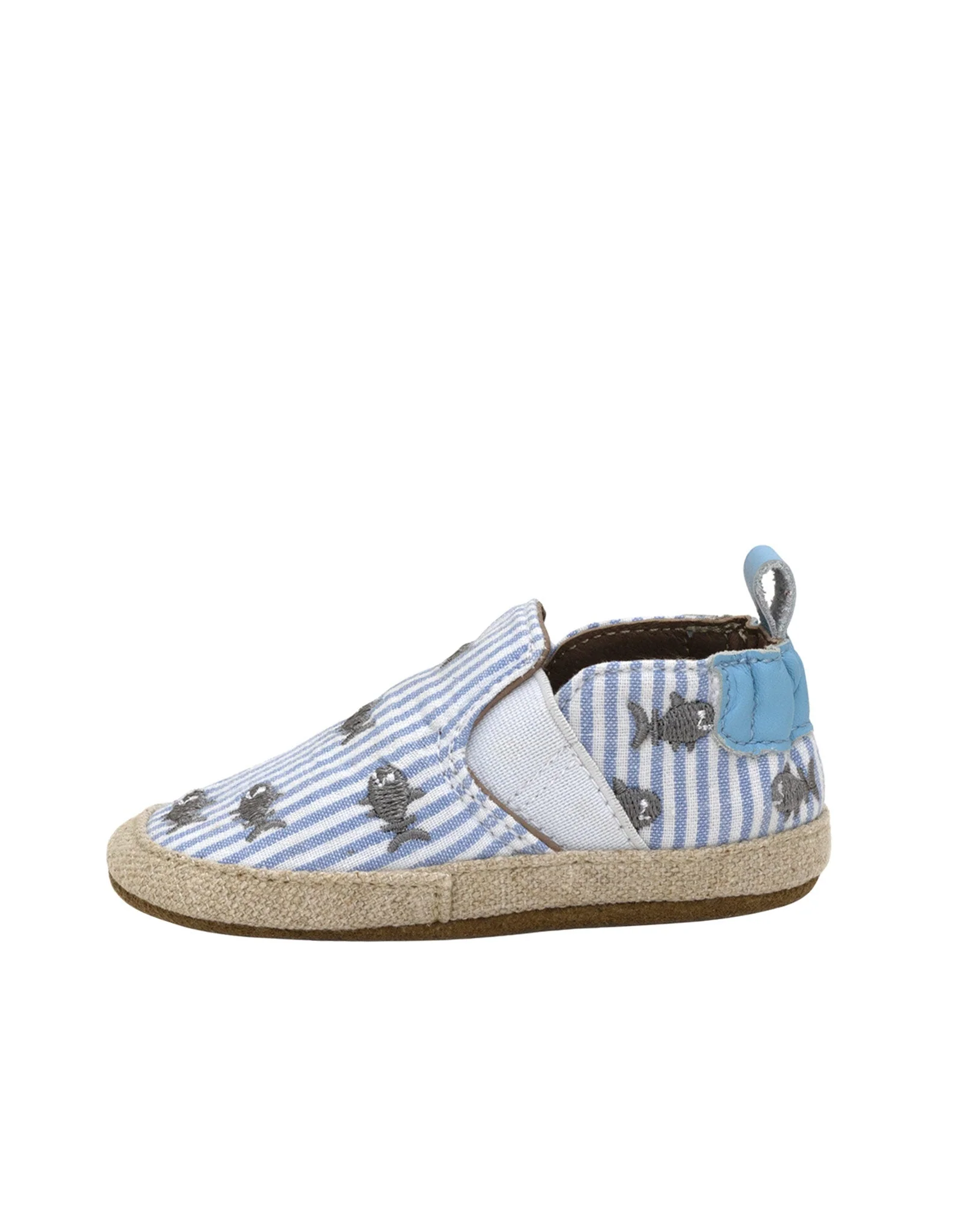 Robeez- Cove Soft Soles in Light Blue - Image 2