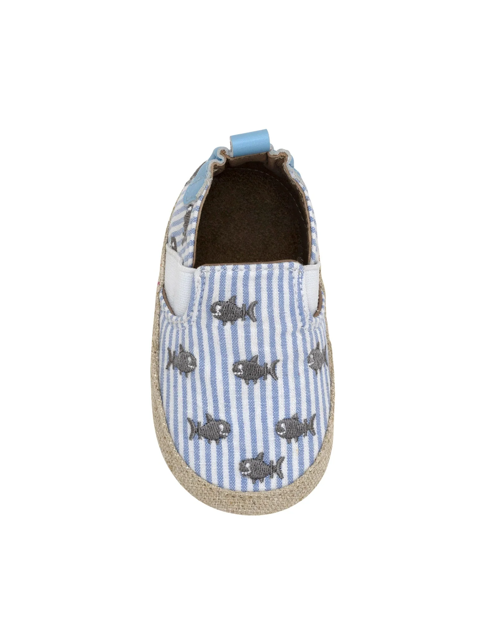 Robeez- Cove Soft Soles in Light Blue - Image 6