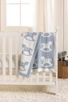 Rocking Horse Chenille Blanket - Image 2