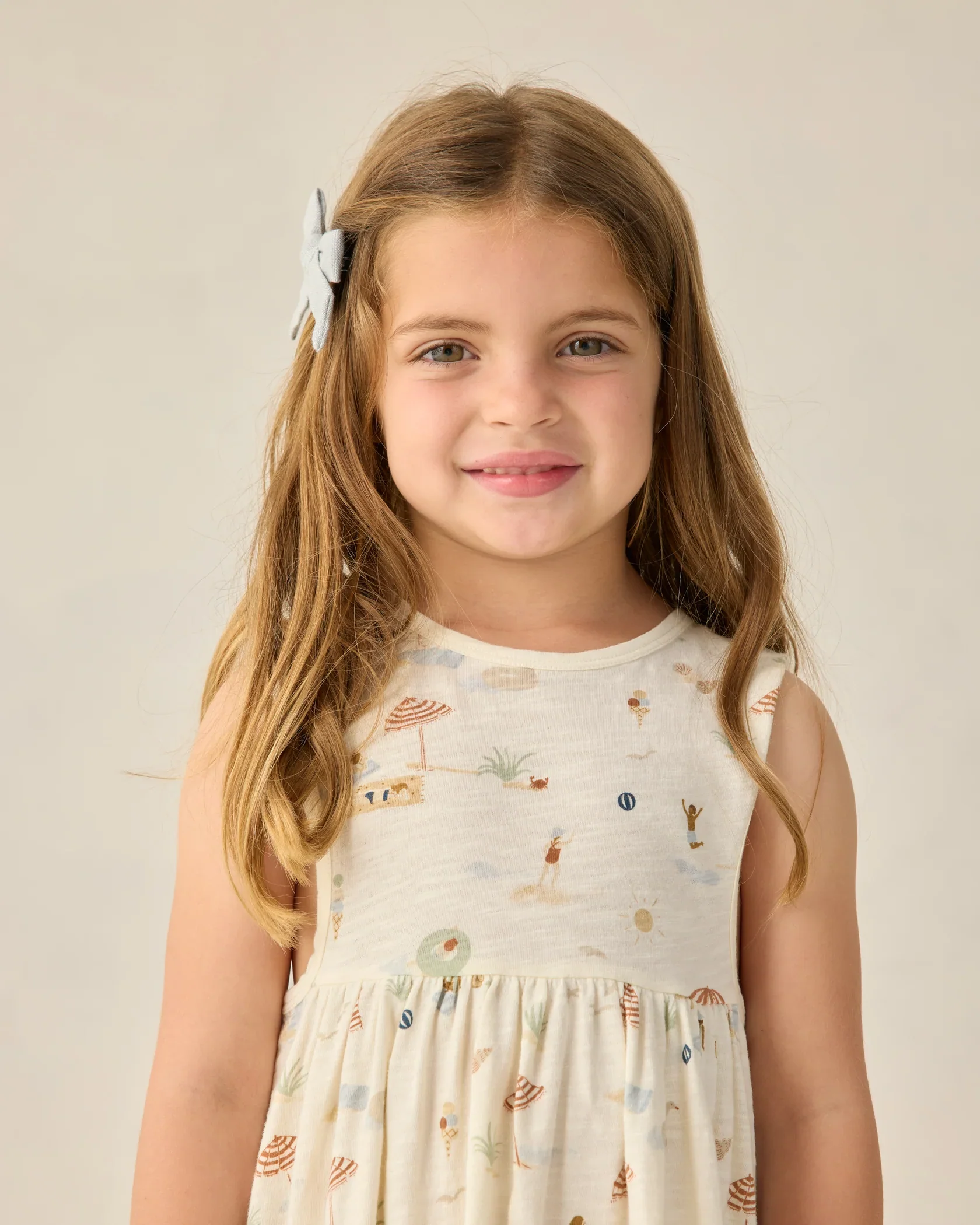 RYLEE + CRU Bows, Set Of 2 Heathered Light Blue - Image 2