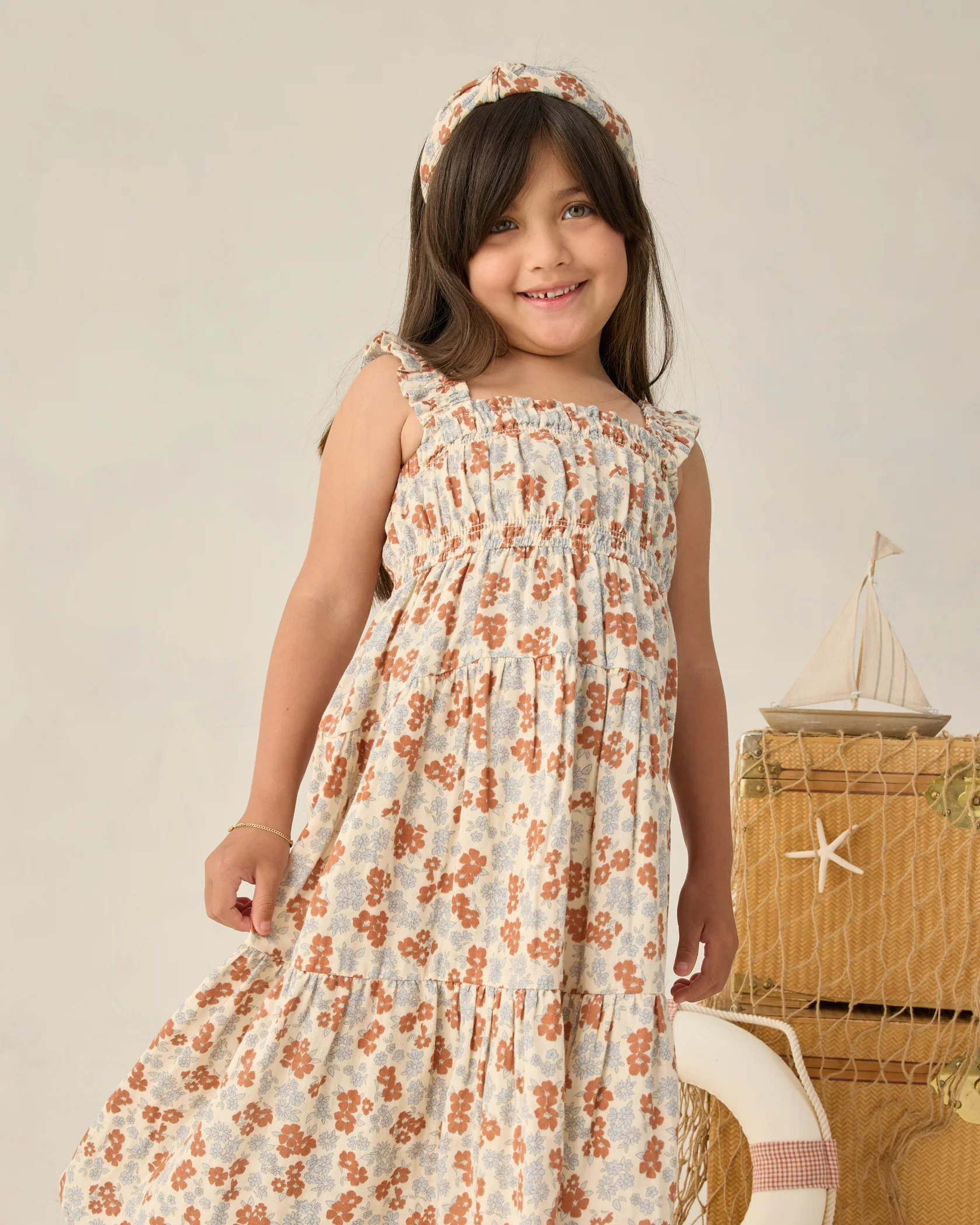 RYLEE + CRU Josie Dress Americana Floral - Image 3