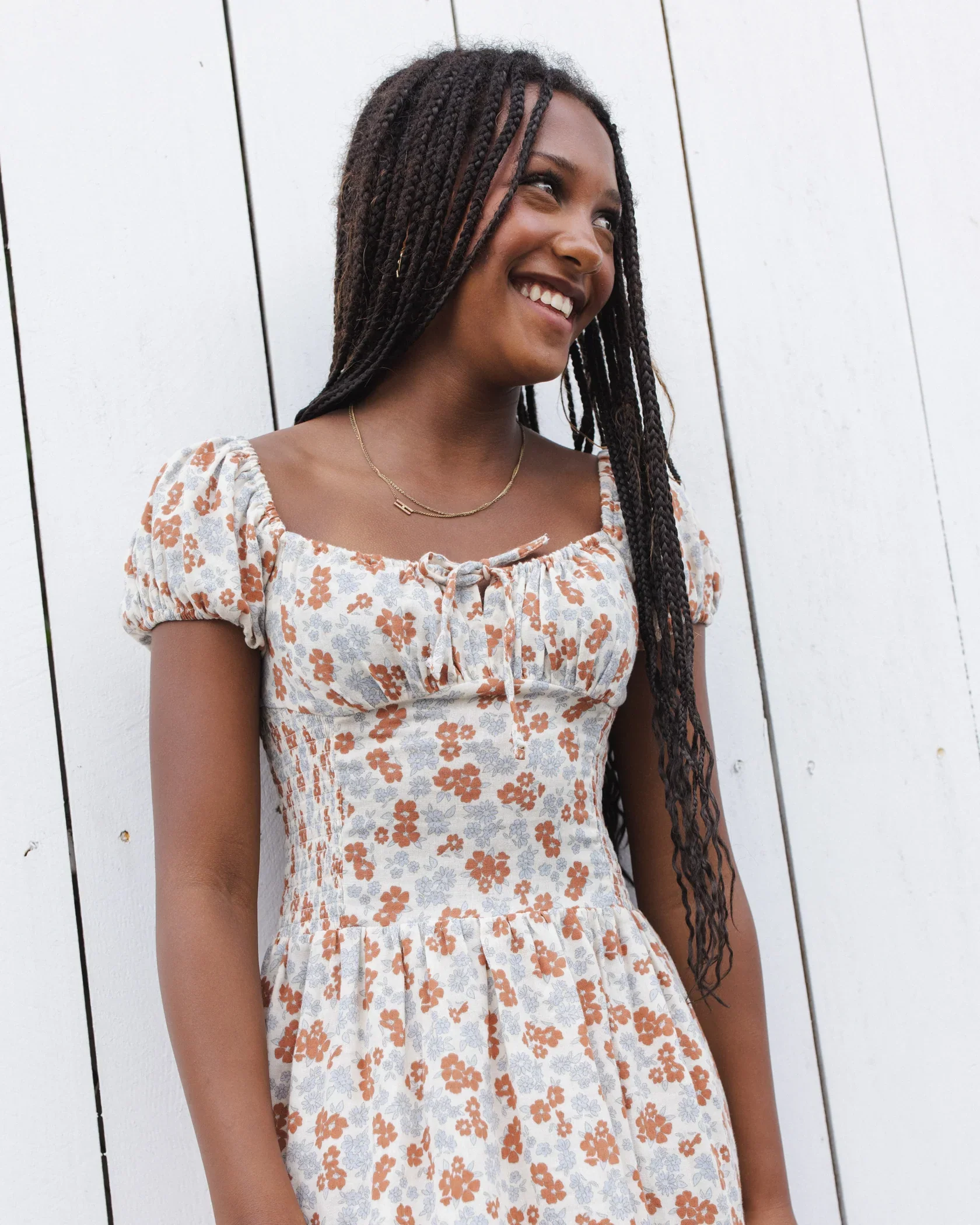 RYLEE + CRU Teen Alex Dress Americana Floral - Image 5
