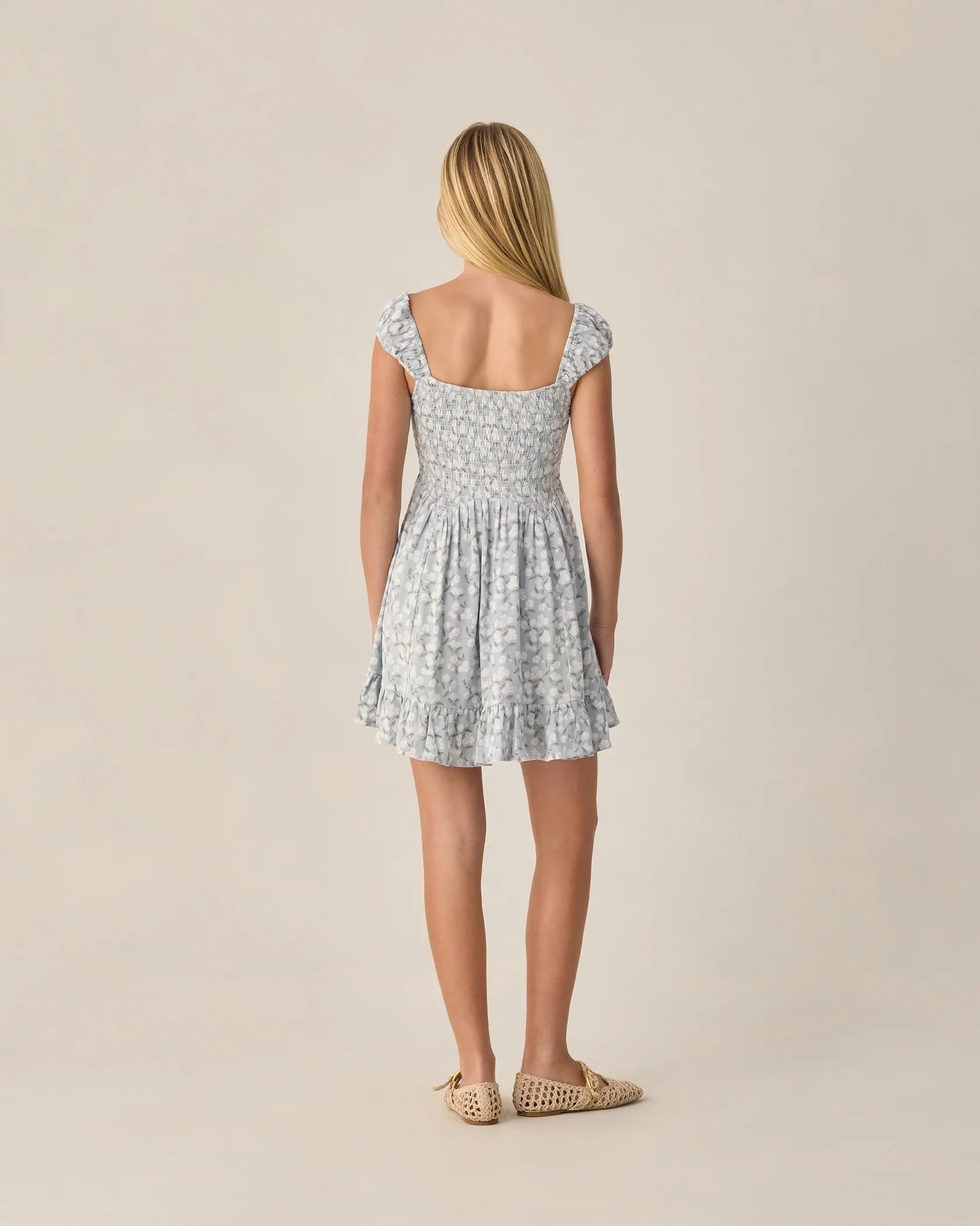 RYLEE + CRU Teen Kalina Dress Hydrangea - Image 2