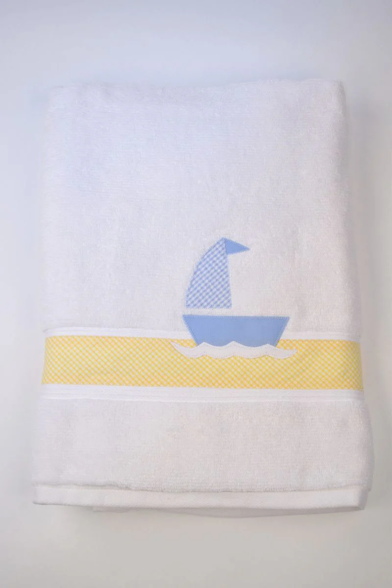 Sailboat Seersucker Swim Collection – Boys & Girls by Funtasia Too! - Image 4