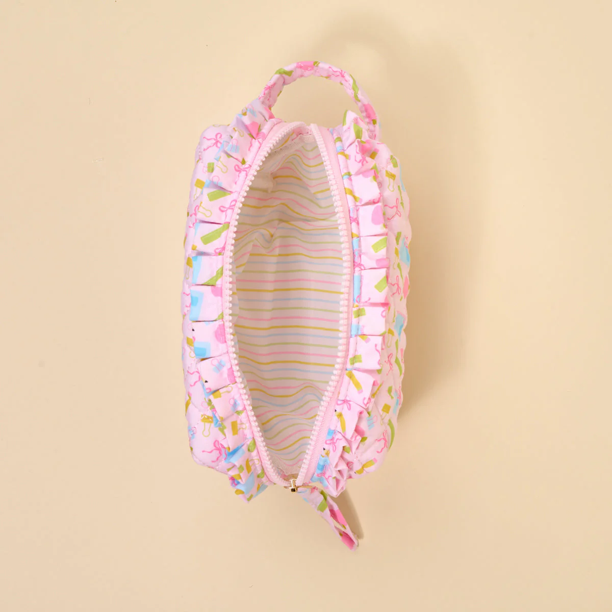 School's In Session Essentials Quilted Cosmetic Pouch - Image 2