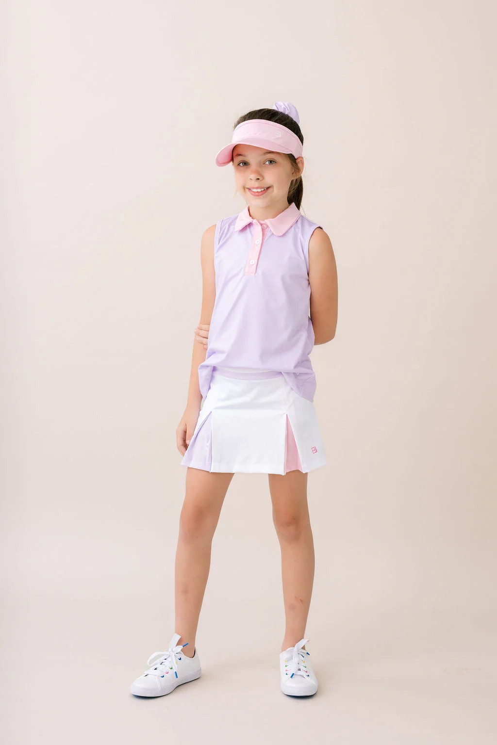 Set Athletics Gabby Tank - Petal Purple, Cotton Candy Pink - Image 2