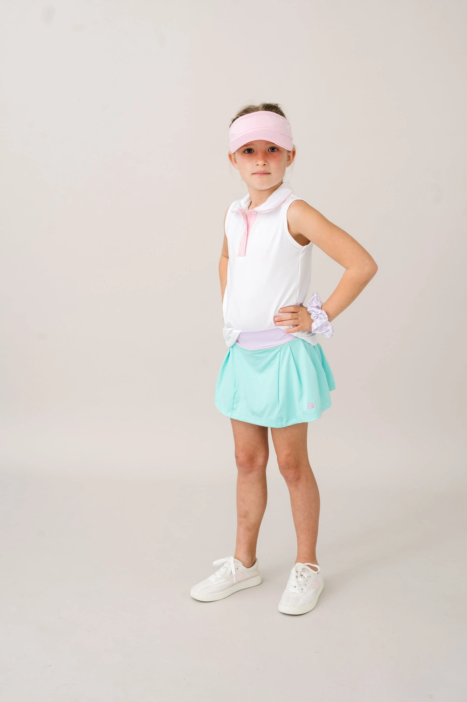 Set Athletics Sarah Skort - Totally Turquoise, Petal Purple - Image 2