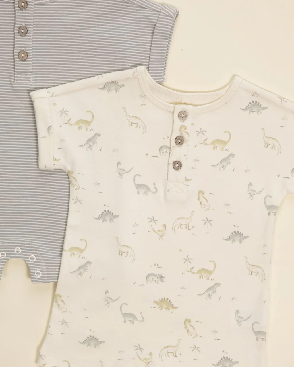 Quincy Mae Short Sleeve One-Piece || Dinosaur - Image 3