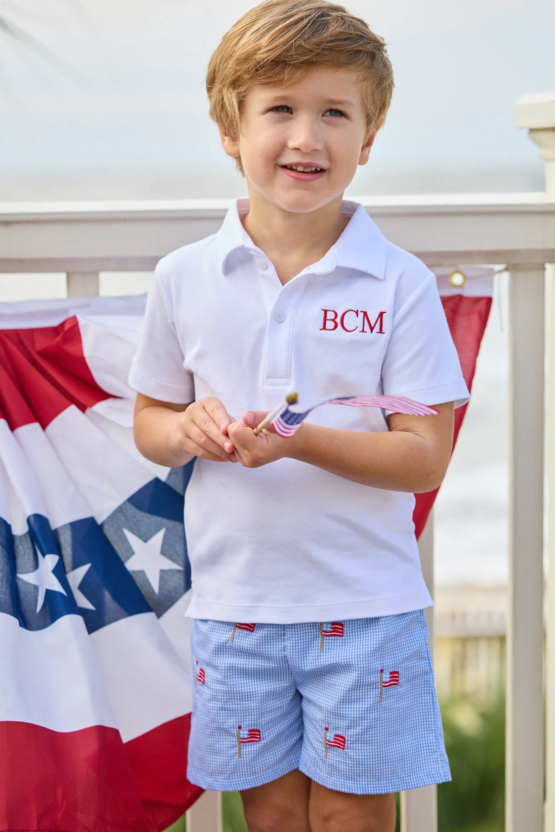 Short Sleeve Polo - White - Image 4
