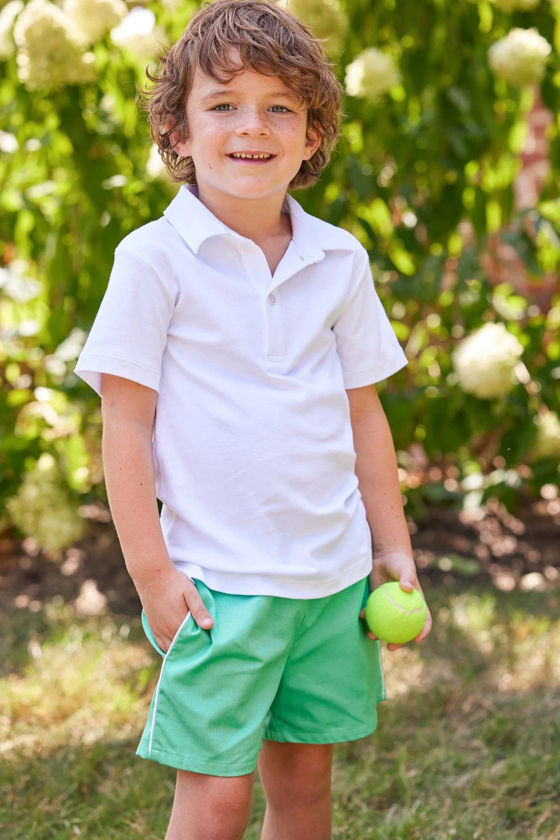 Short Sleeve Polo - White - Image 6
