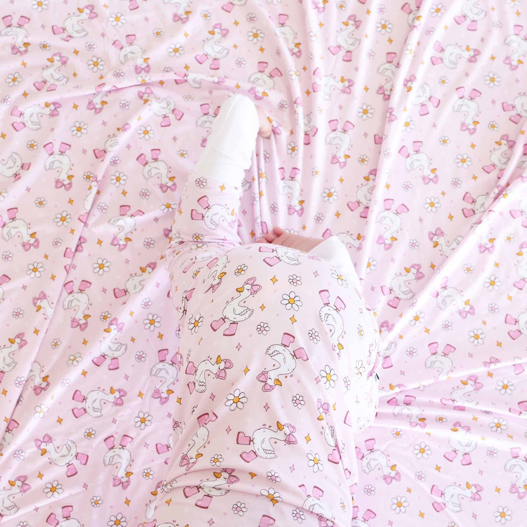Silly Goose Convertible Zip Romper | Pink: 6-12 months - Image 4