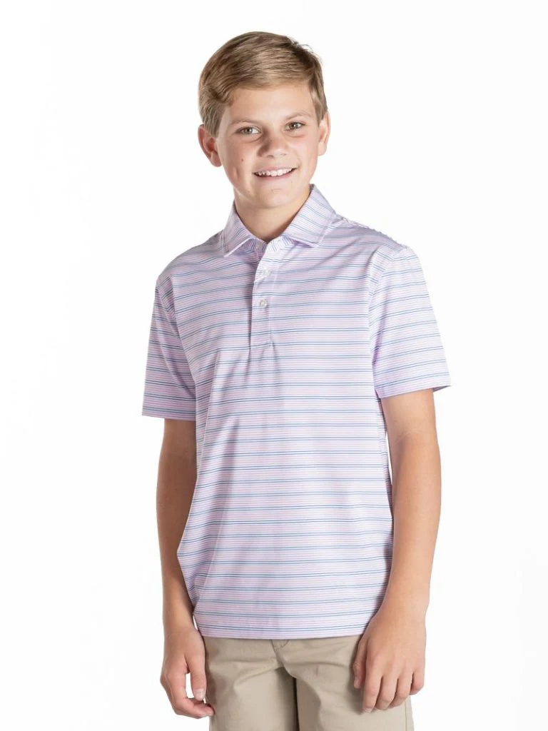 Simply Southern Boy Polo Stripe- Patriotic - Image 2