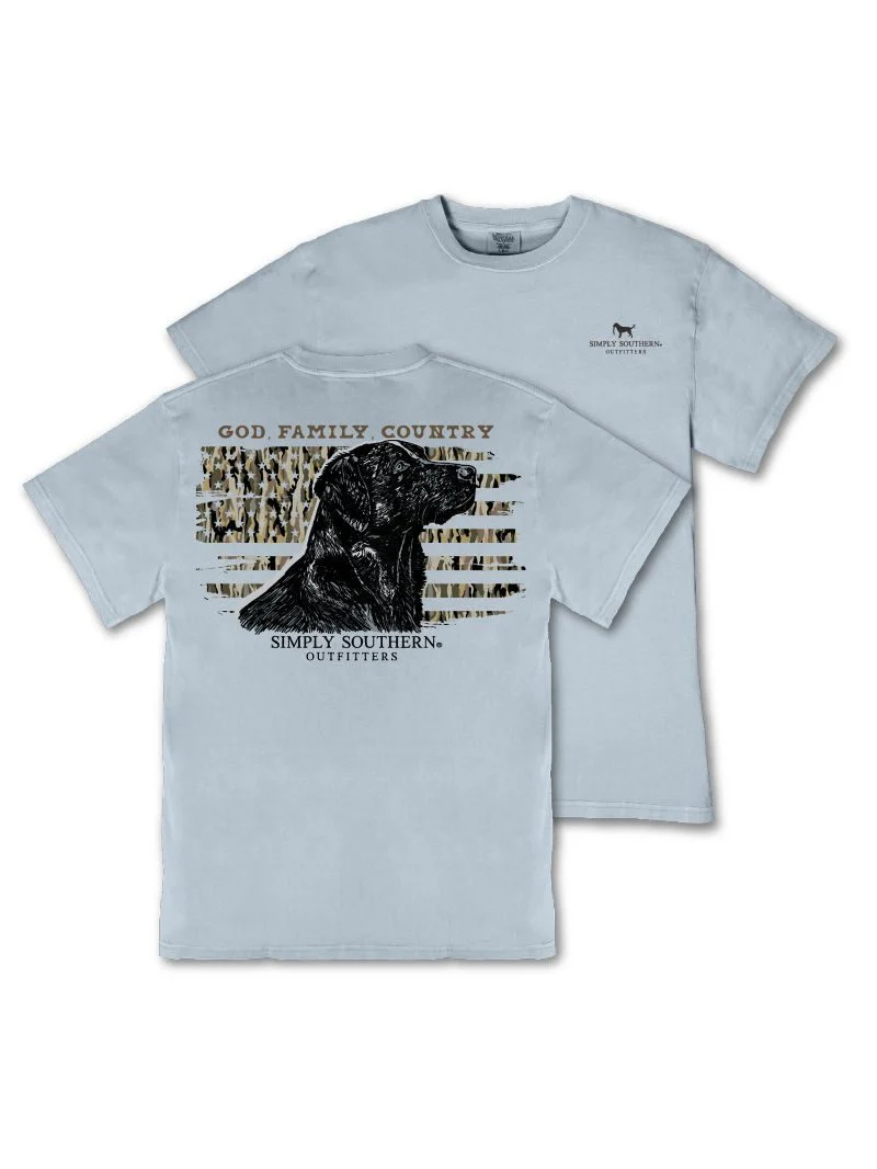 Simply Southern Boys Patriotic/Dog T-Shirt - Image 2