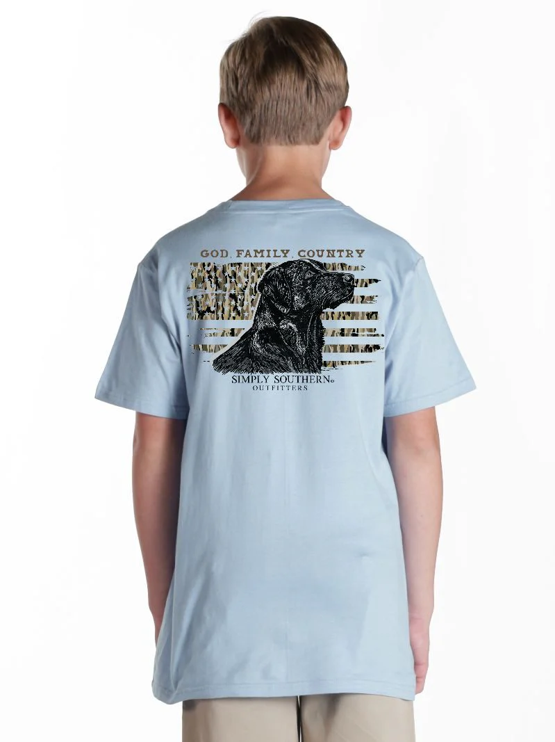 Simply Southern Boys Patriotic/Dog T-Shirt - Image 3