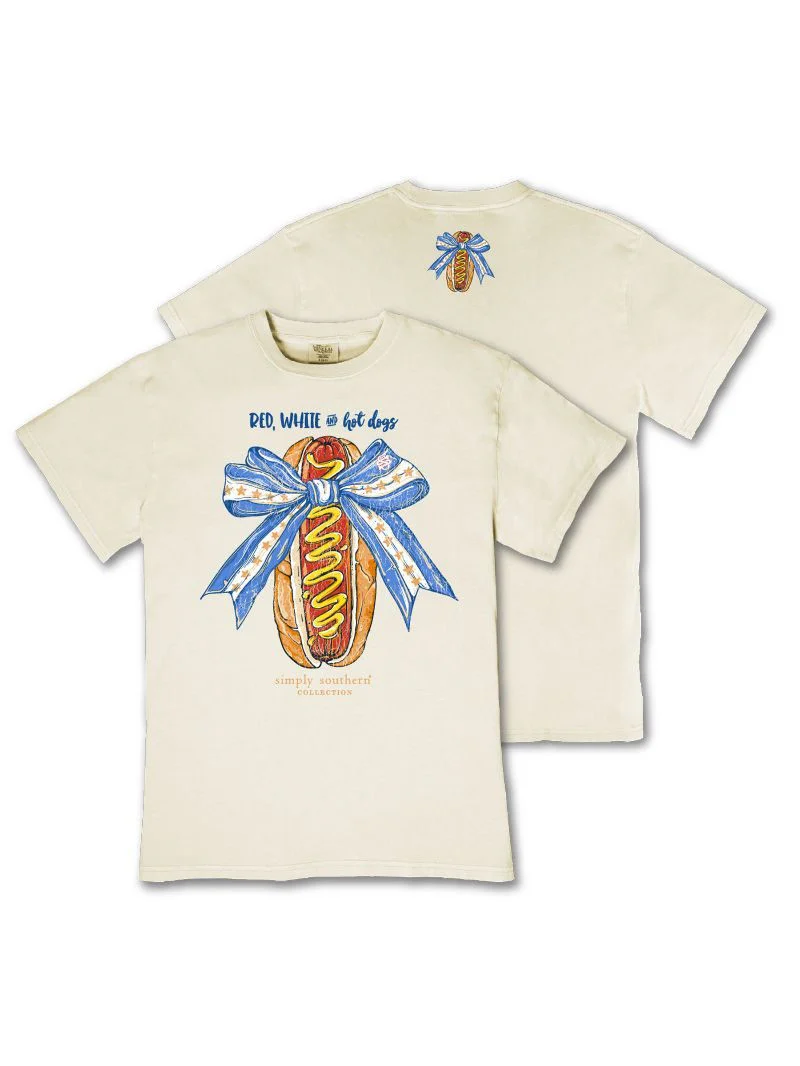 Simply Southern Patriotic Hotdog T-Shirt - Image 5
