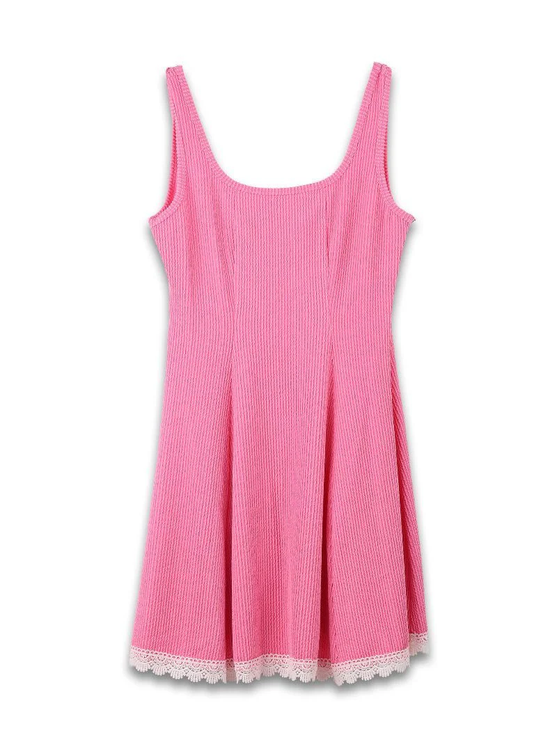 Simply Southern Girls Corded Tank Dress Prissy Pink - Image 2
