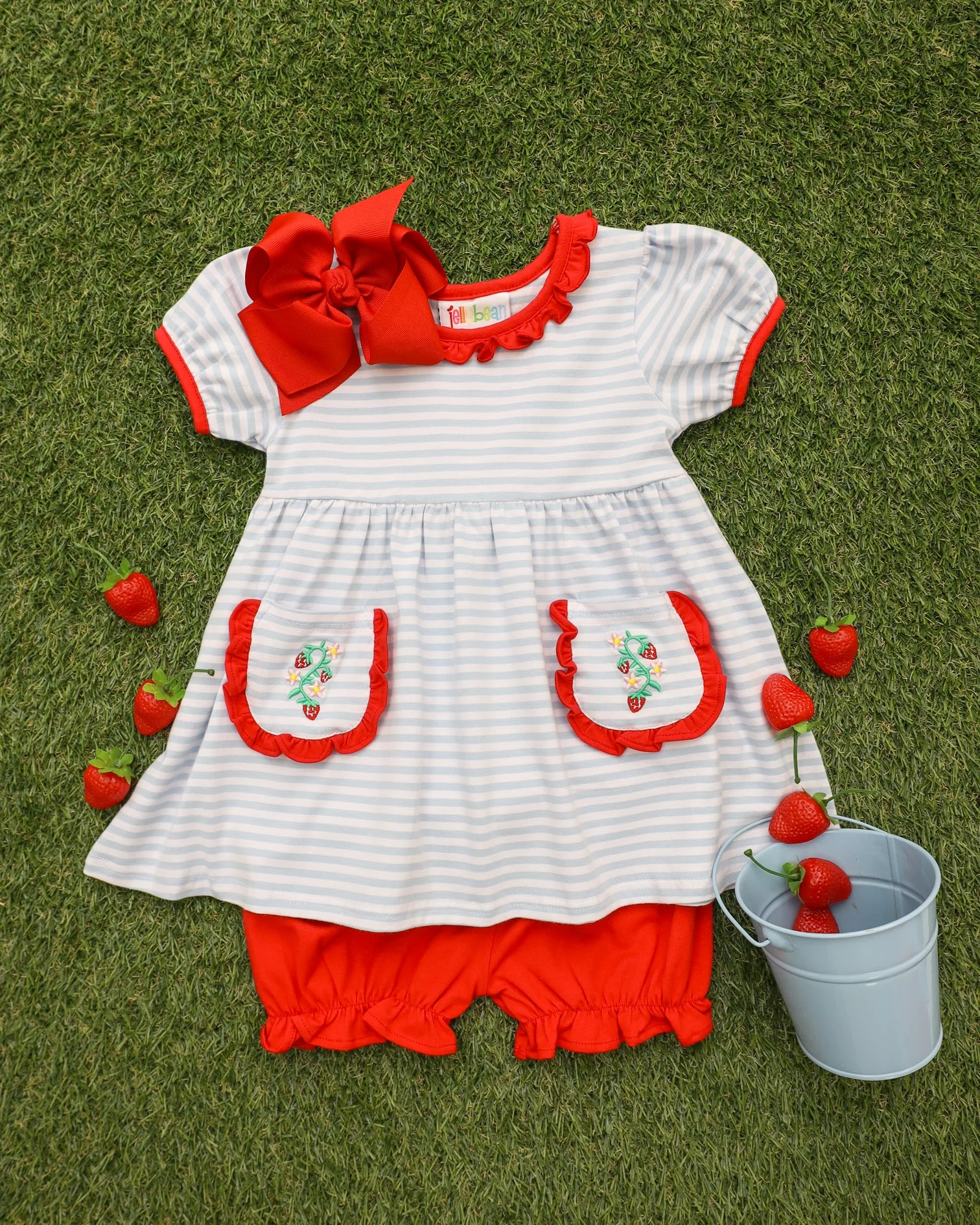 So Berry Sweet Bloomer Set by Jellybean by Smock Candy - Image 5