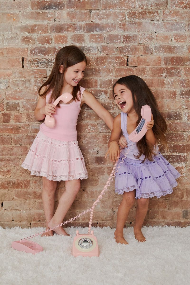 Sofia Pink Mini Skirt - Image 2