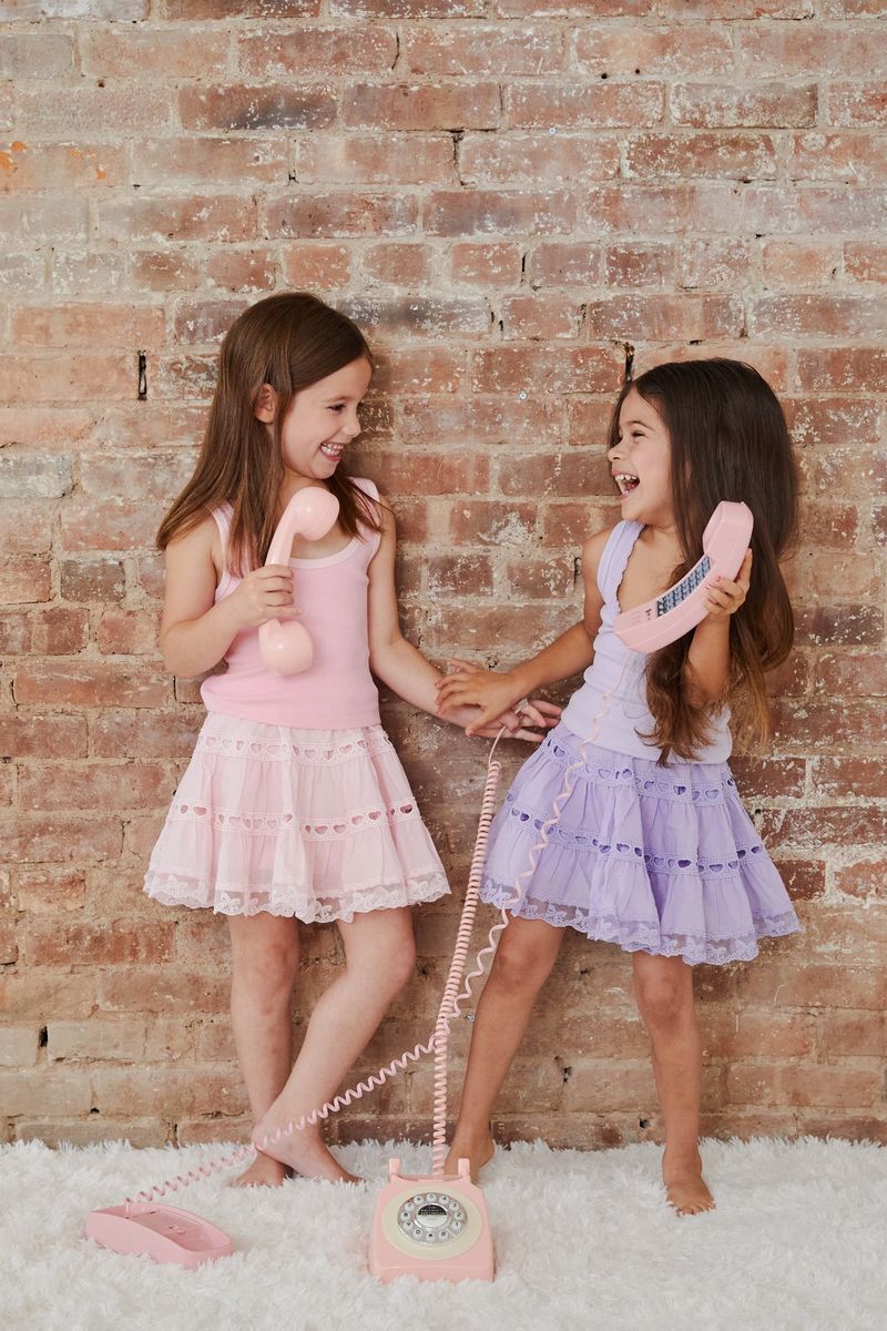 Sofia Pink Mini Skirt - Image 3