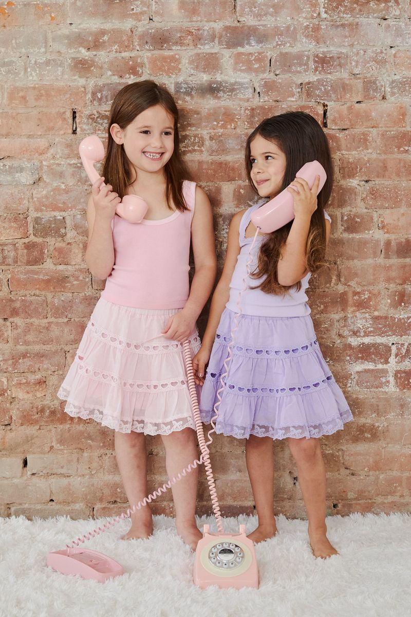 Sofia Pink Mini Skirt - Image 4