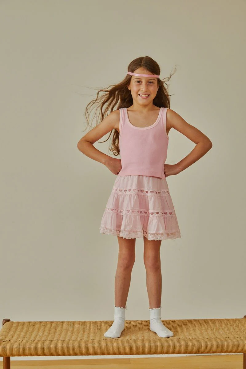 Sofia Pink Mini Skirt - Image 6