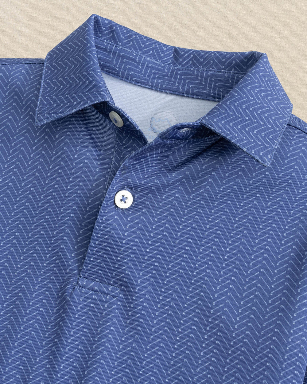 Southern Tide Boys Driver Raise The Par Printed Performance Polo - Image 2