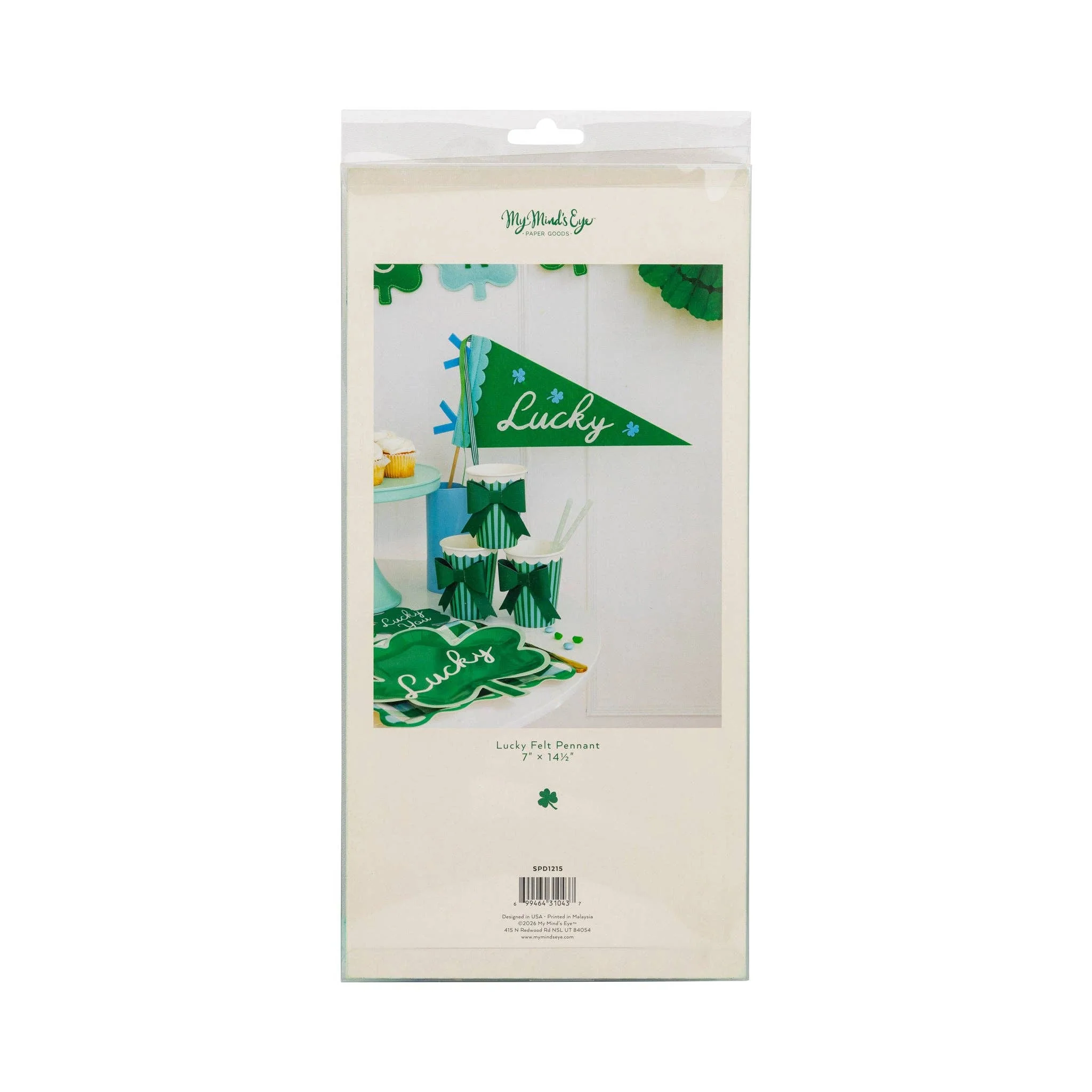SPD1215 - Lucky Felt Pennant - Image 4