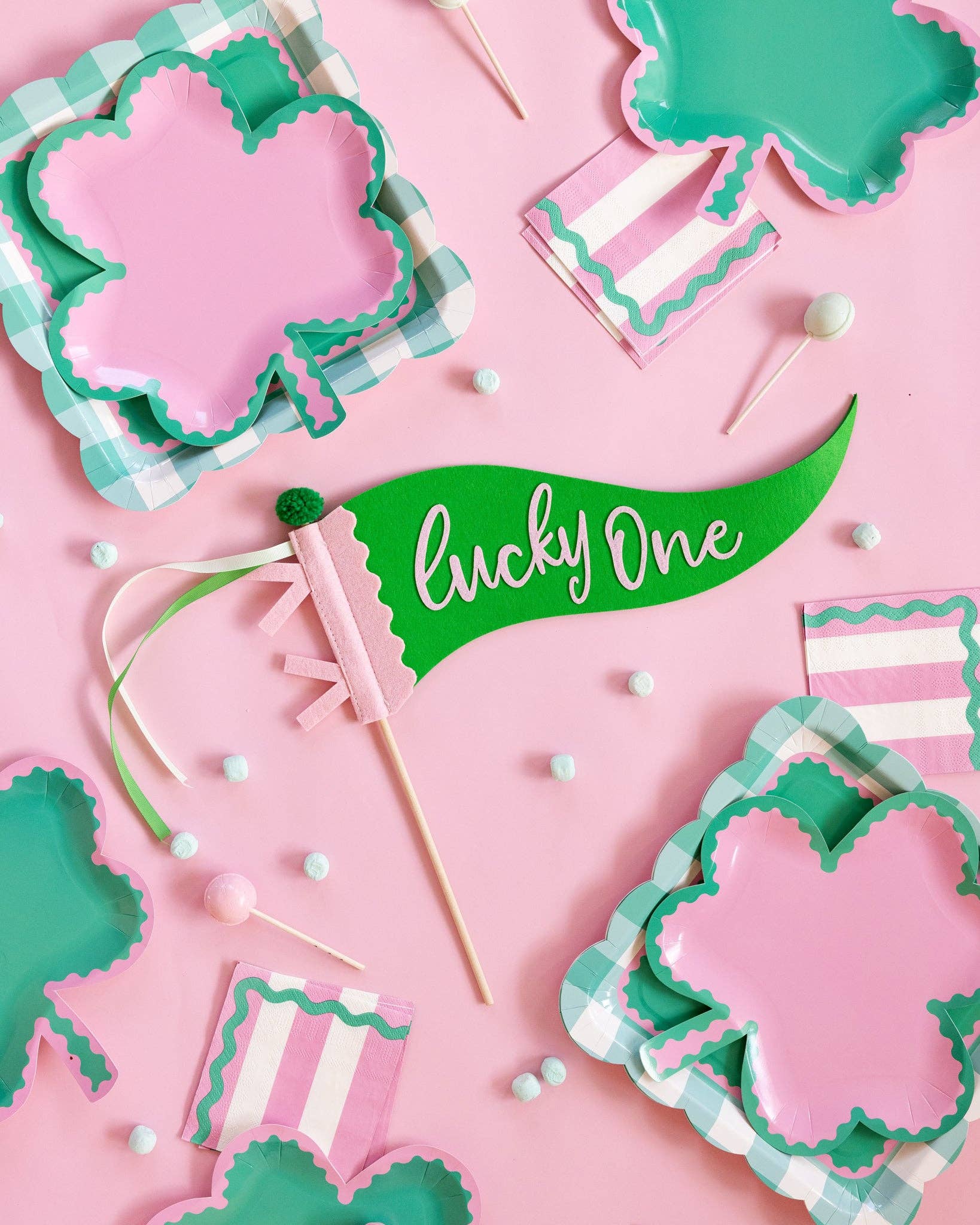 SPD1216 - Lucky One Felt Pennant - Image 2