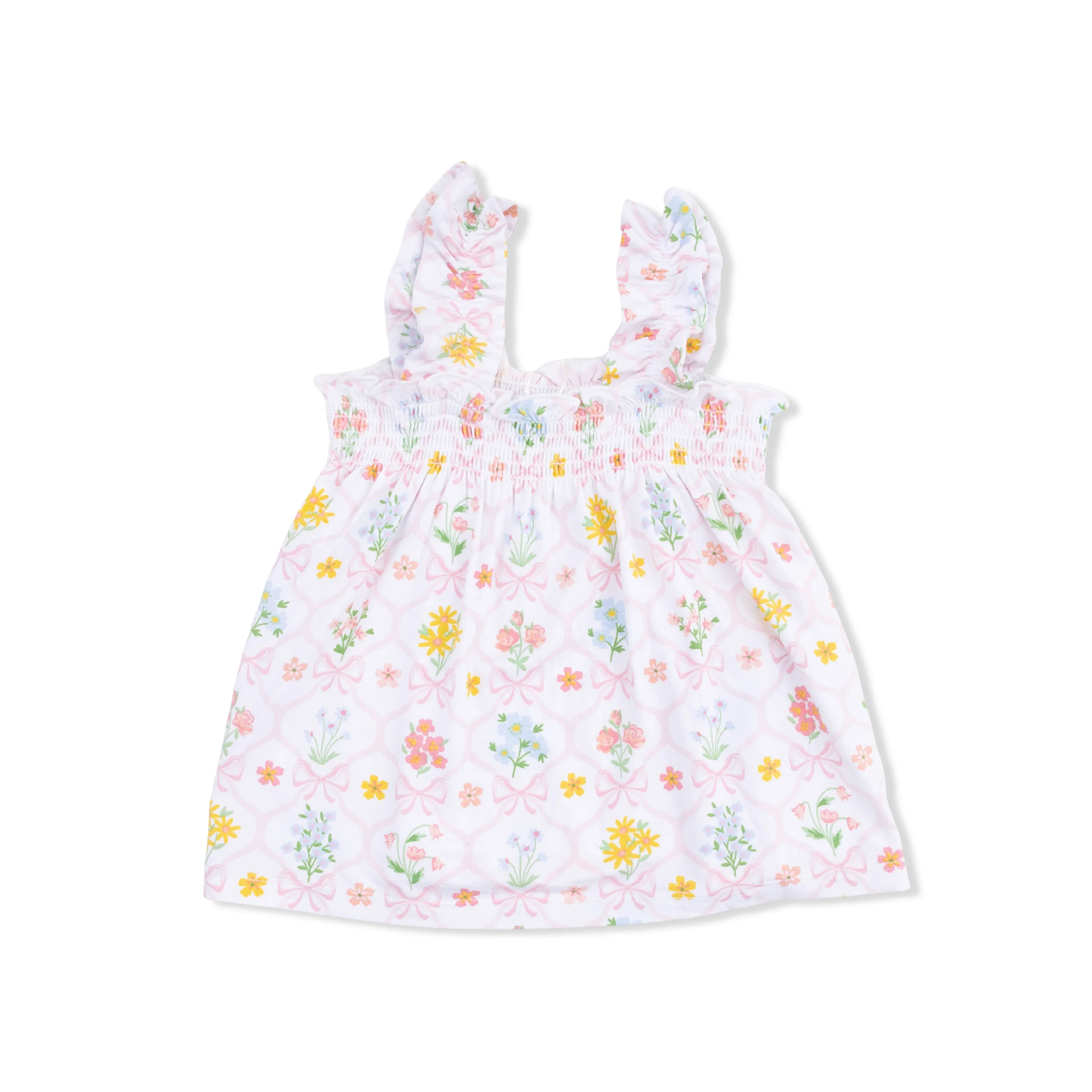 Spring Blooms Bow Trellis - Ruffly Strap Top And Bloomer - Image 2
