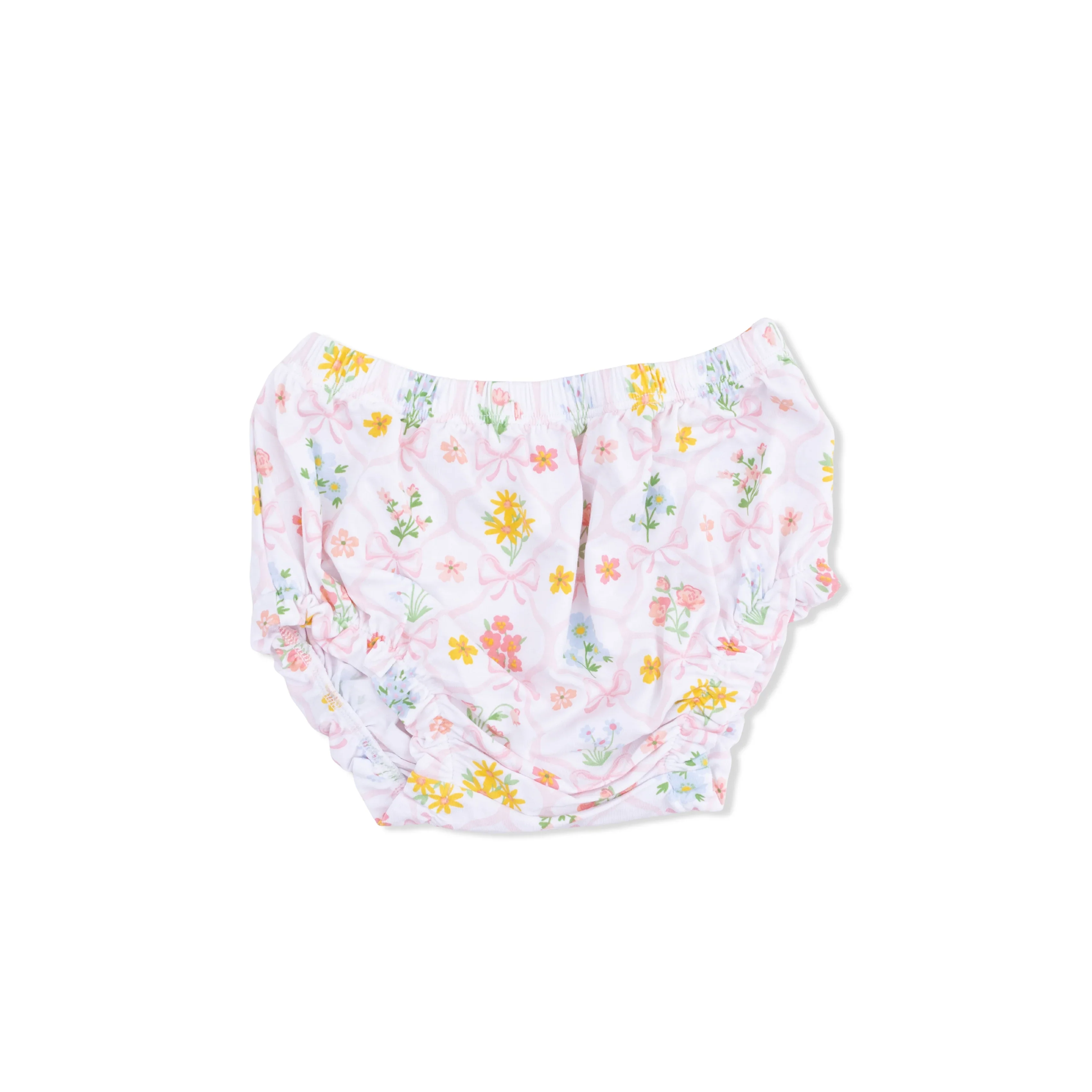 Spring Blooms Bow Trellis - Ruffly Strap Top And Bloomer - Image 4