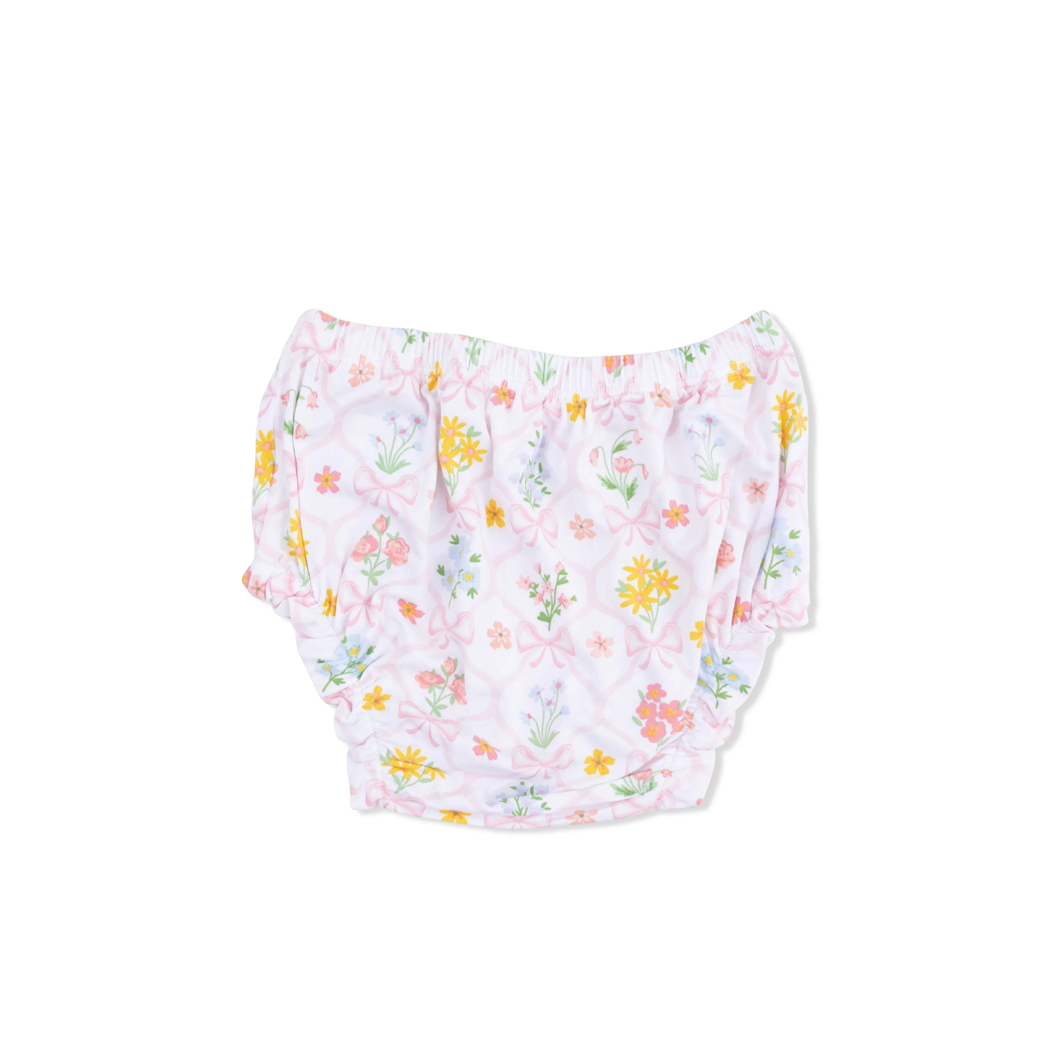 Spring Blooms Bow Trellis - Ruffly Strap Top And Bloomer - Image 5