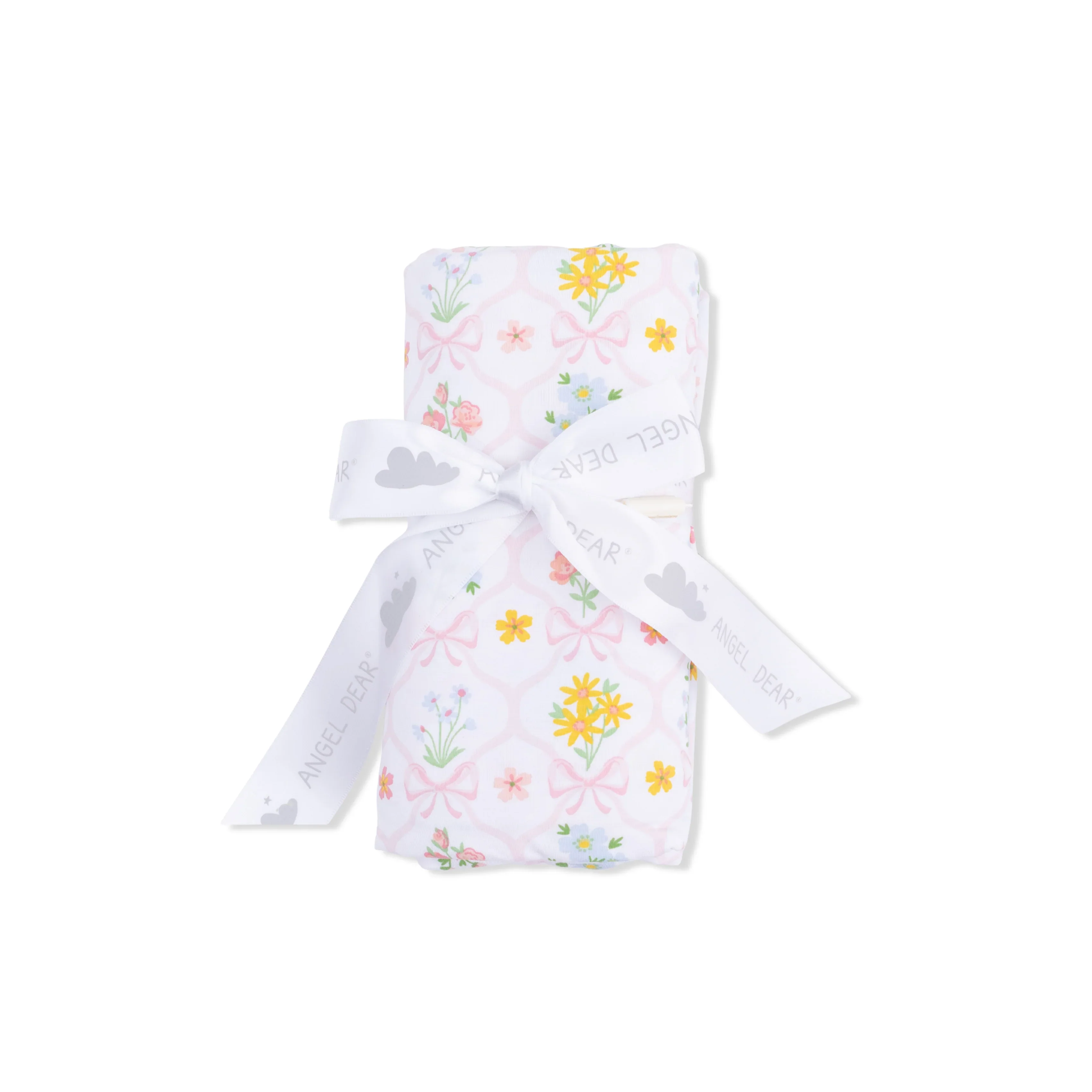 Spring Blooms Bow Trellis - Swaddle Blanket - Image 2