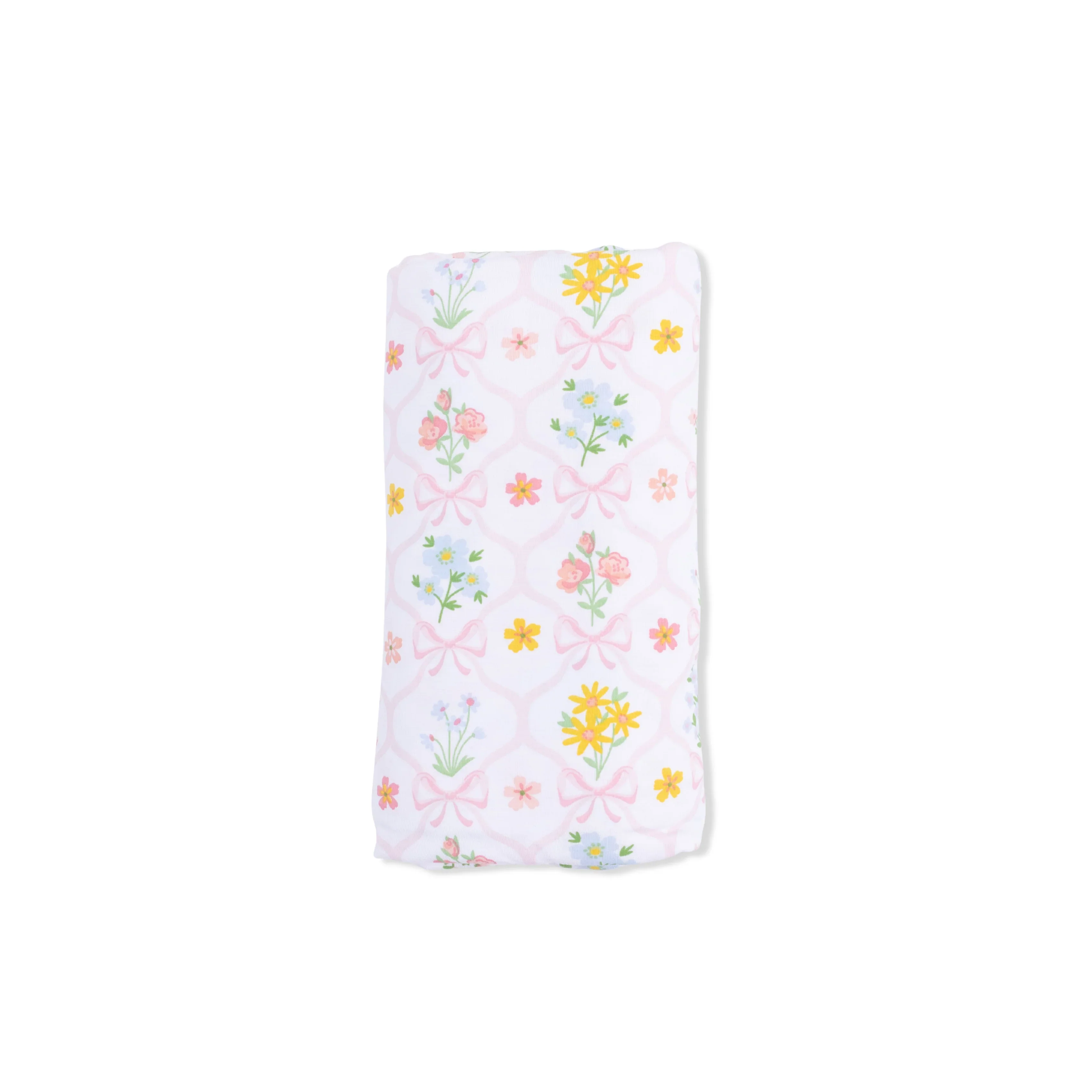 Spring Blooms Bow Trellis - Swaddle Blanket - Image 3