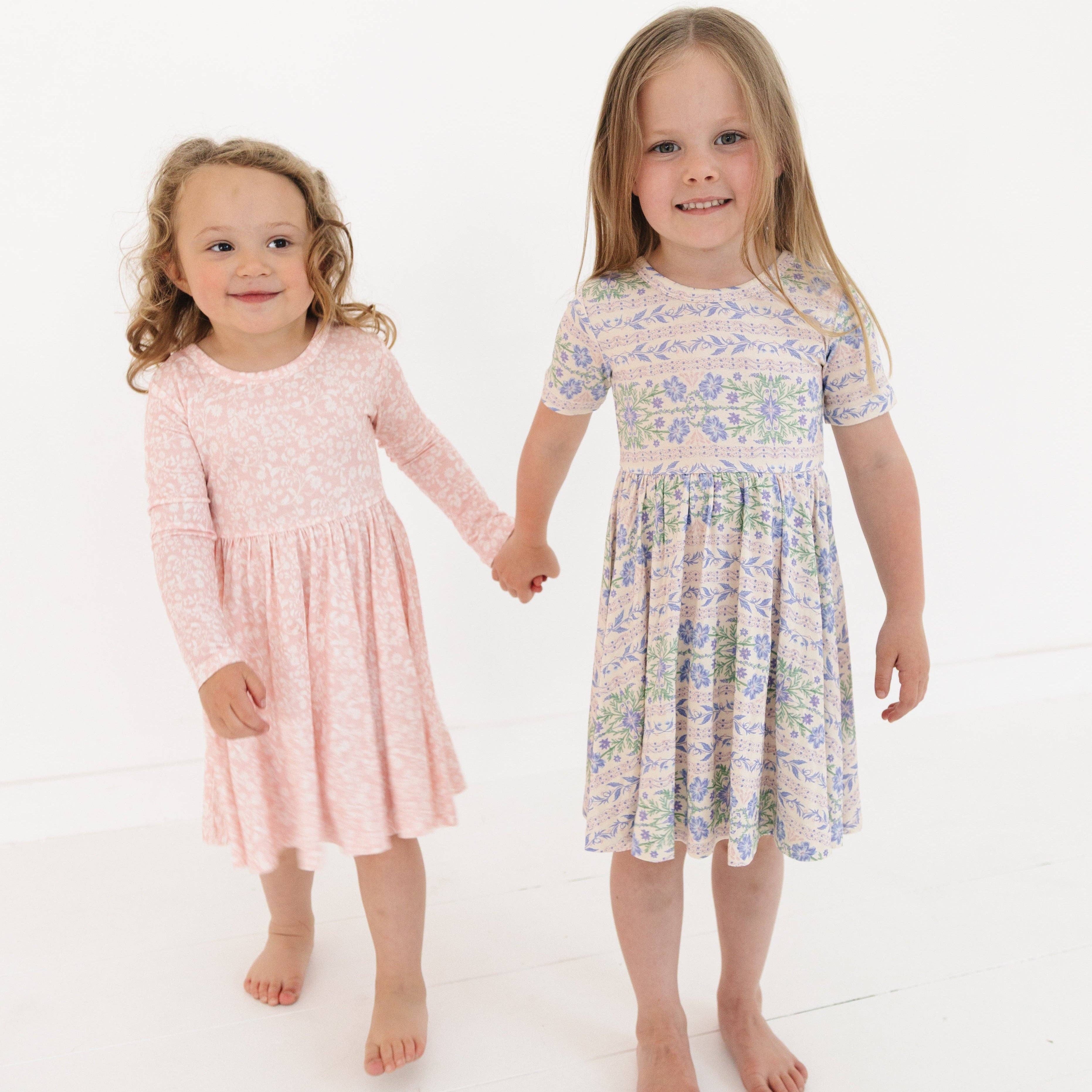 Spring Cascade Bamboo Twirl Dress: 4T - Image 7