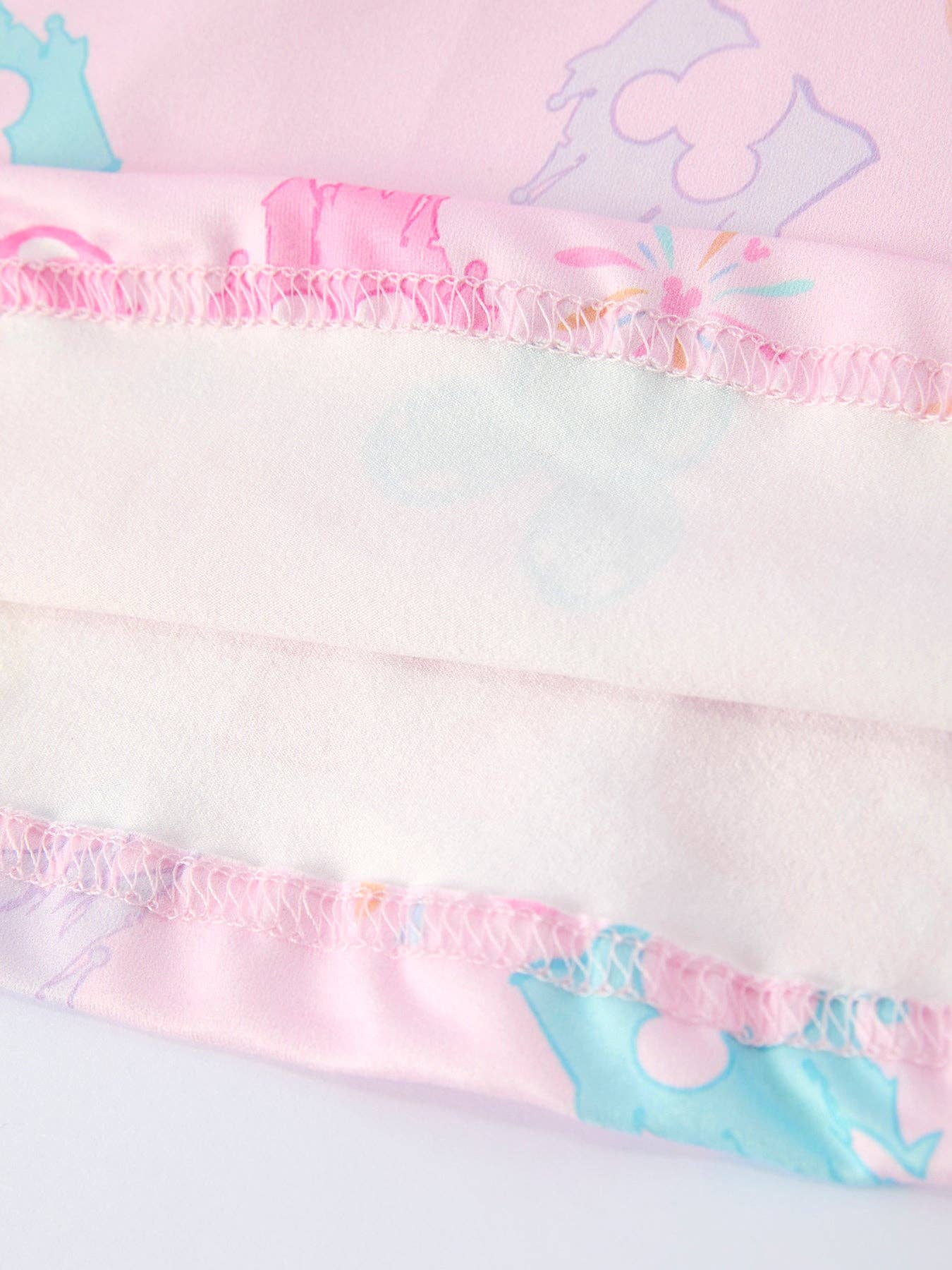 Spring Pink Theme Park Print Girls Twirl Dress - Image 5