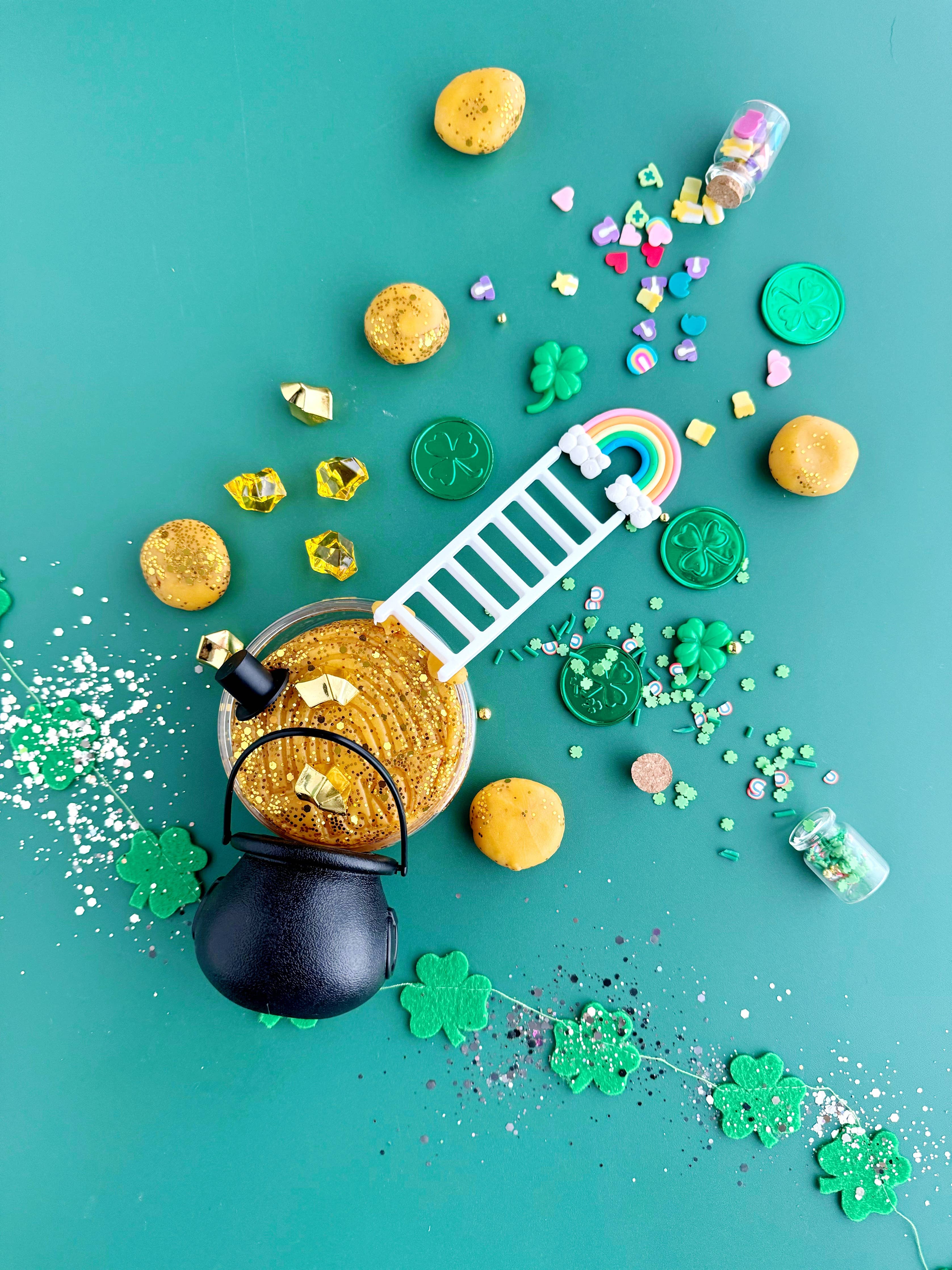St. Patrick's Leprechaun Trap KidDough Play Kit - Image 3