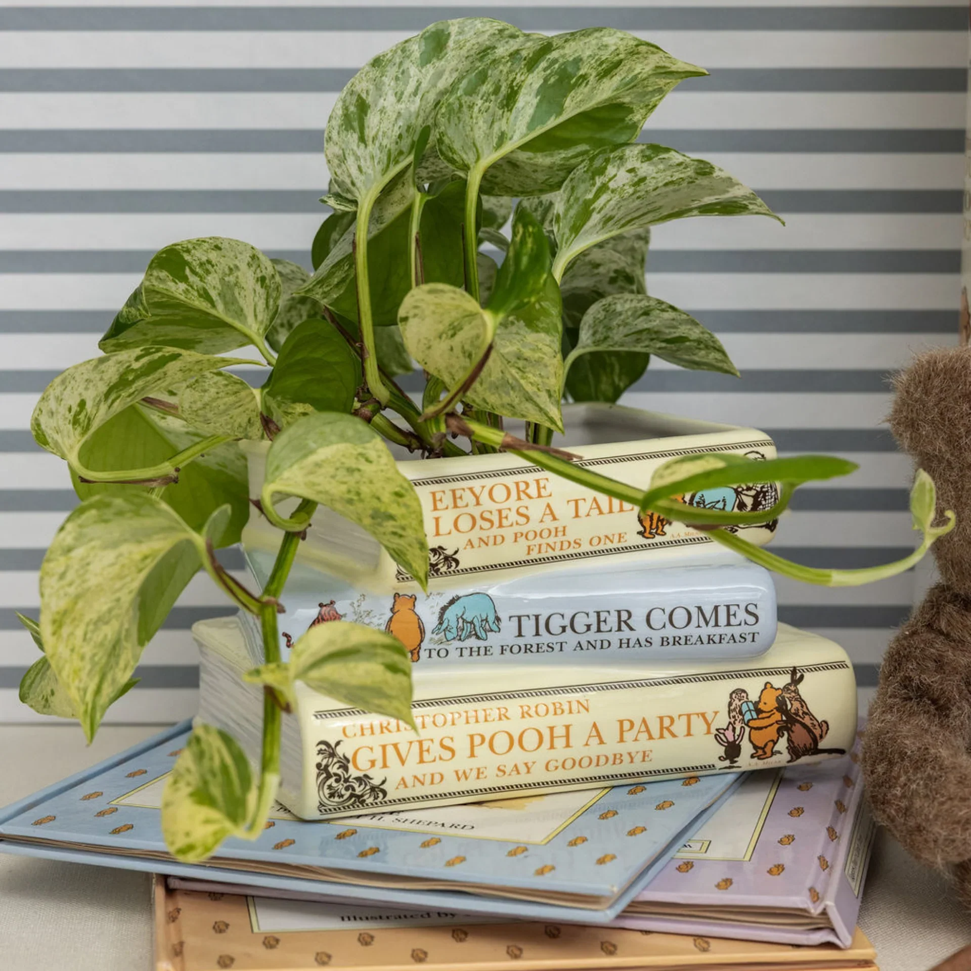 STACKED BOOK PLANTER, THE HOUSE AT POOH CORNER - Image 7