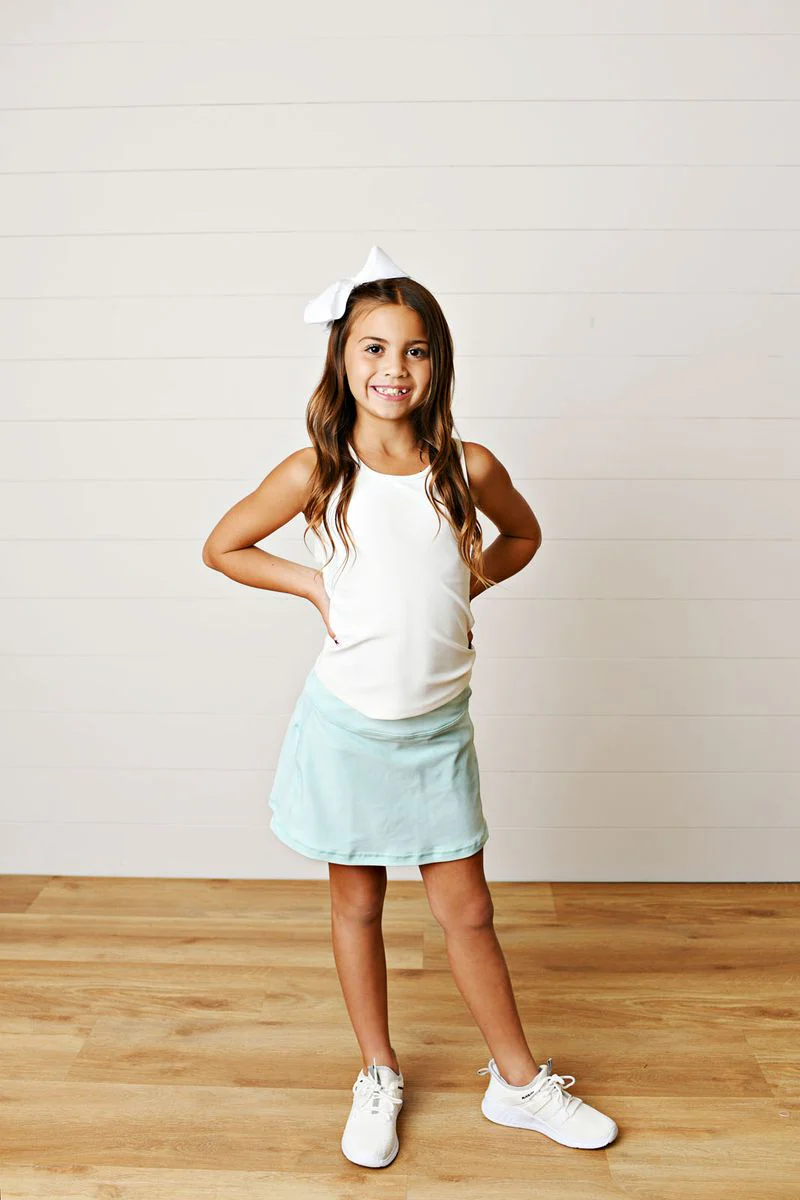 Swoon Aqua Active Tennis Skirt - Image 3