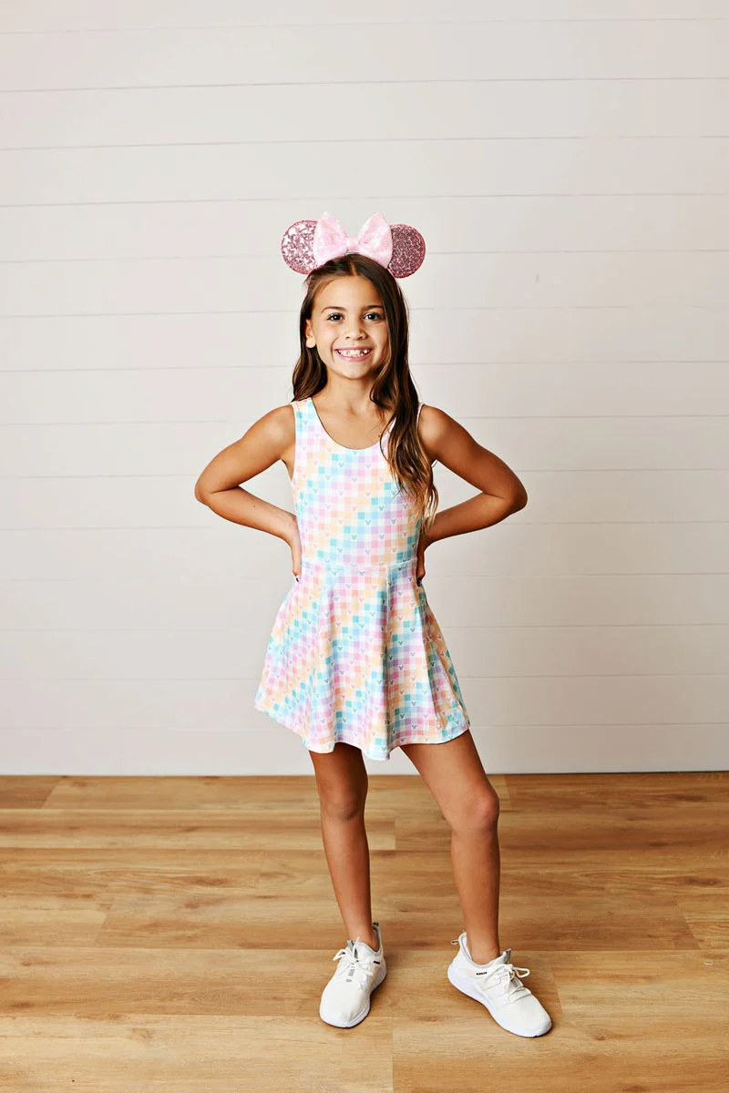 Swoon Gingham Mouse Active Tennis Dress - Image 2