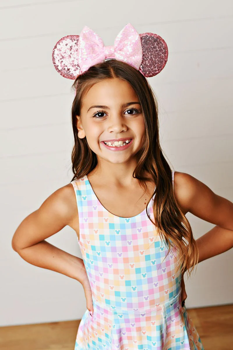 Swoon Gingham Mouse Active Tennis Dress - Image 3
