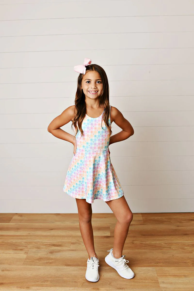 Swoon Gingham Mouse Active Tennis Dress - Image 4