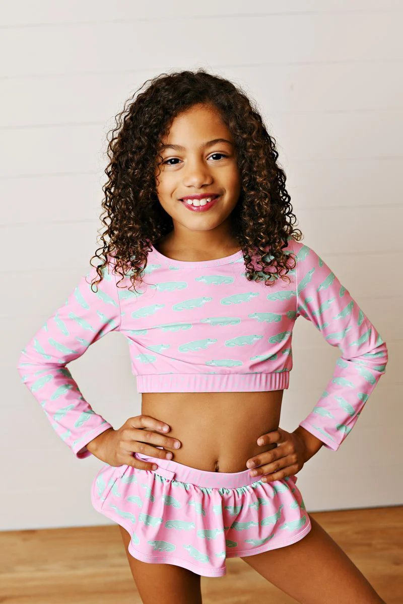 Swoon Pink Gator Bikini - Image 3
