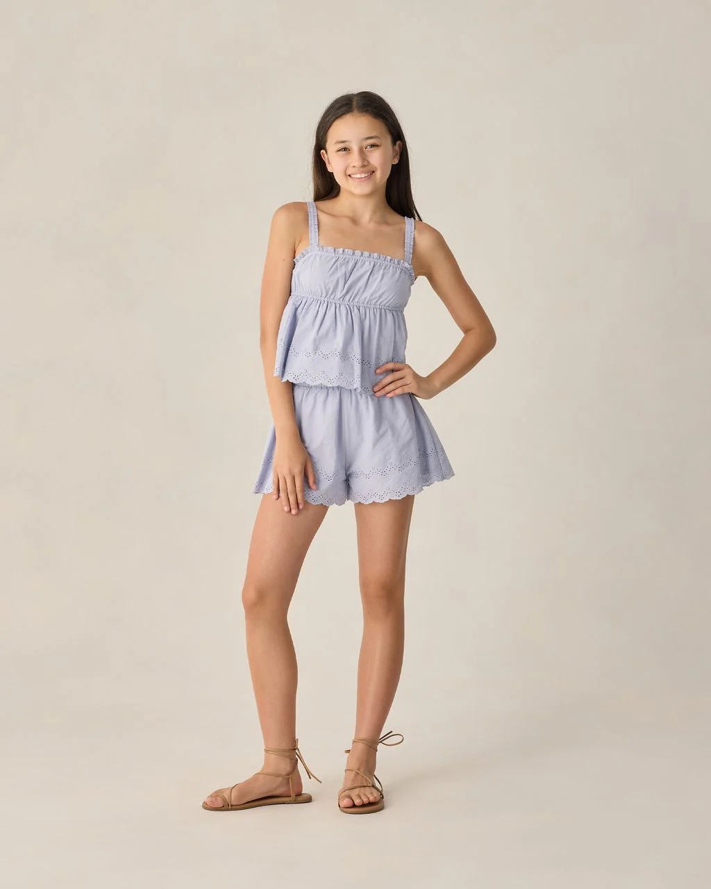TEEN REMI SHORTS PERIWINKLE - Image 9