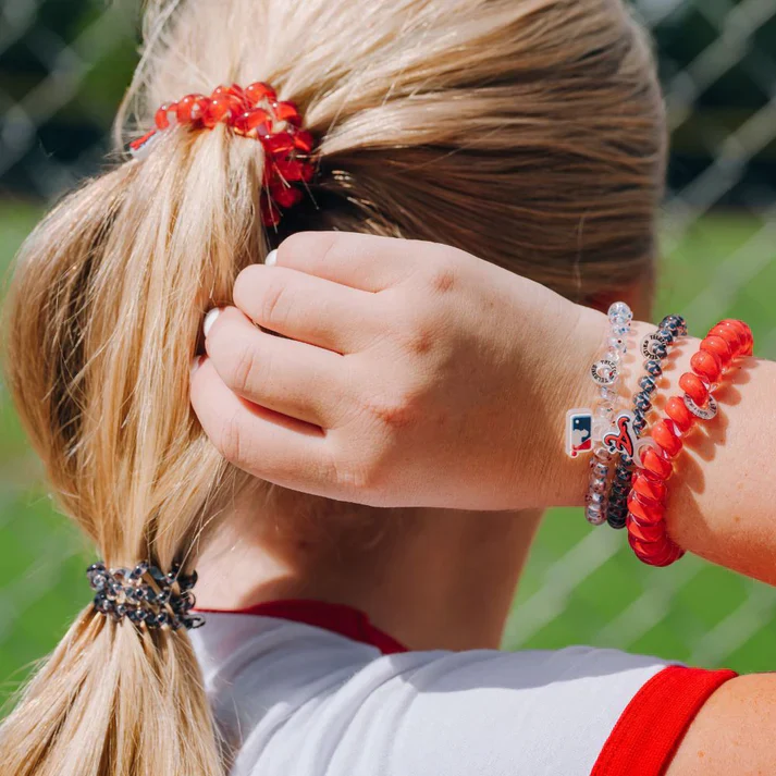 Teleties Atlanta Braves Large Hair Ties - Image 4