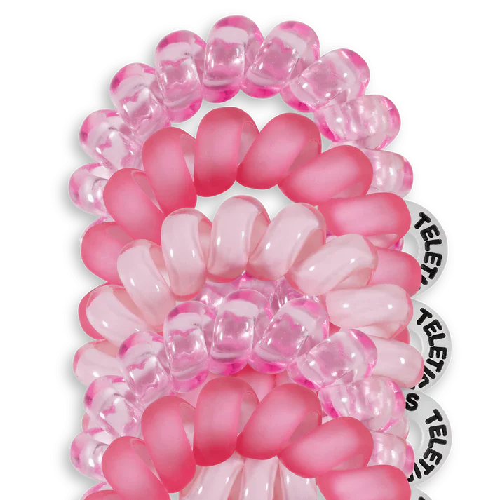 Teleties Pretty in Pink Tiny Hair ties - Image 3