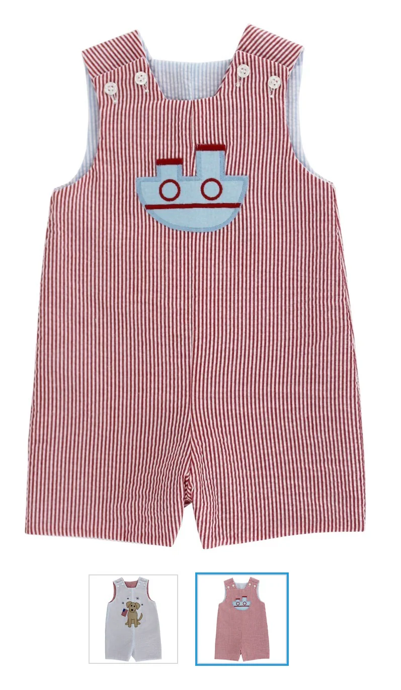 The Bailey Boys Patriotic Pup - Reversible John John - Image 2