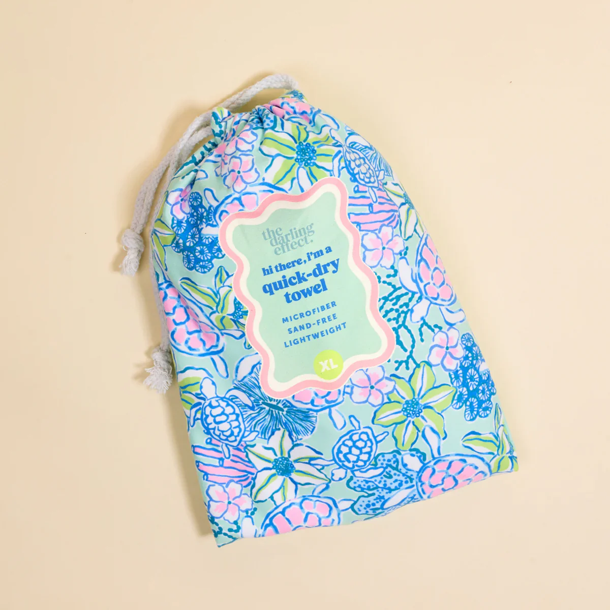 The Darling Effect - Coastal Cove XL Quick-Dry Beach Towel - Image 2